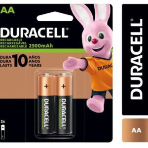 PILA RECARGABLE DURACELL AA2500 mAh BL-2