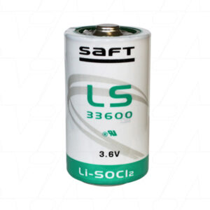 LS33600 SAFT; BATERIA DE LITIO; 3.6V 17000MAH; MODELO D